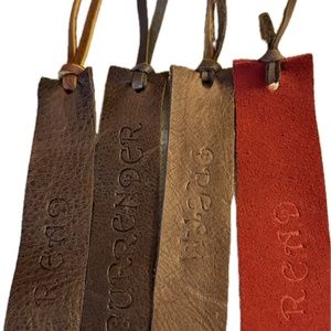 Leather Bookmark (assorted colors)